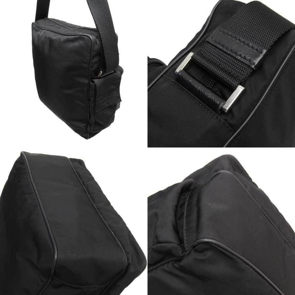 PRADA Crossbody Shoulder Bag Nero Black Nylon - Picture 2 of 3